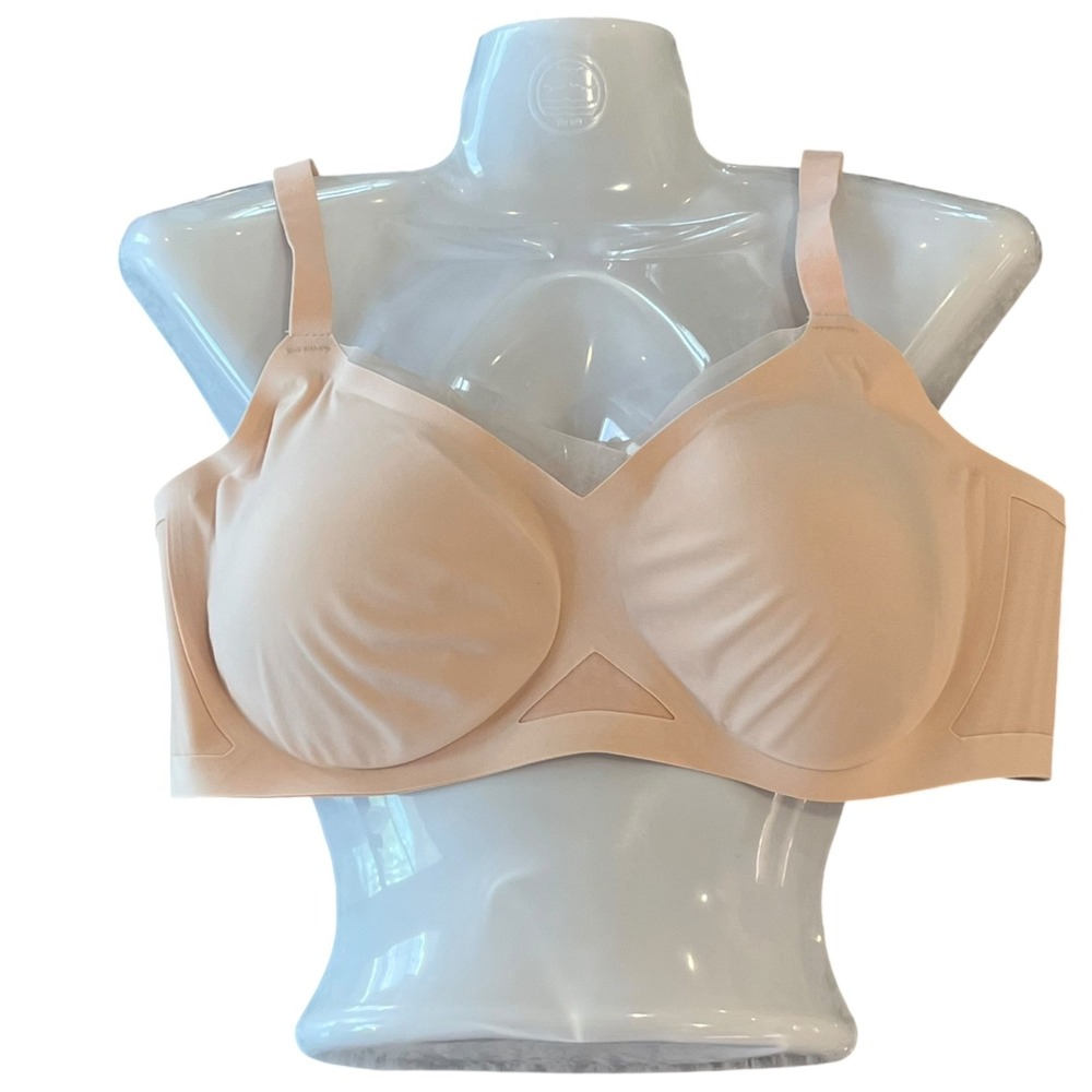 Honeylove Crossover Bra Womens 40‎ C/D 1X Nude Wireless